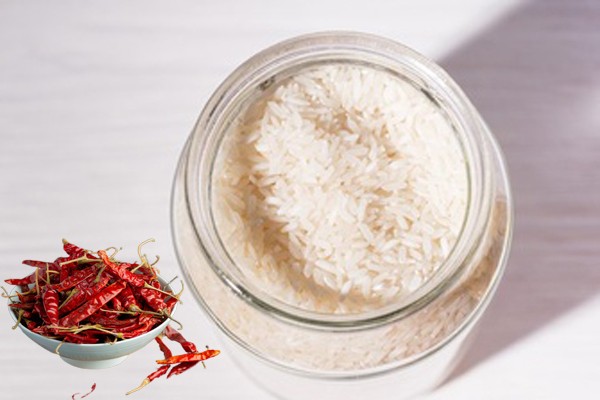 Bảo quản gạo bằng ớt